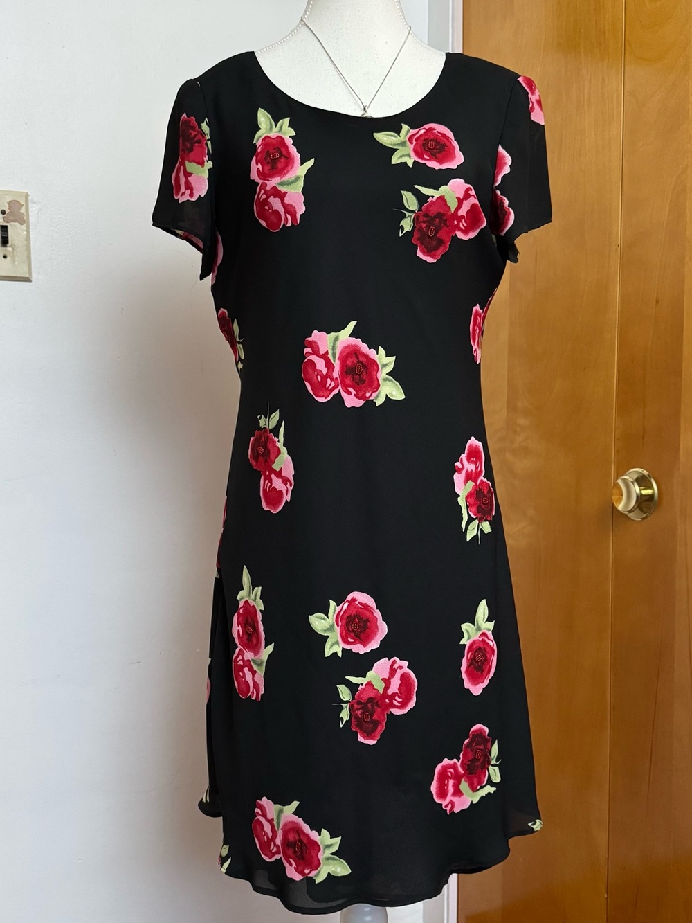 Vintage Y2K black mini dress